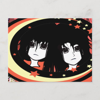 Postal Anime Twins