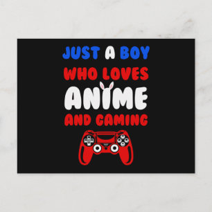 Postal Anime y Videojuegos Perfectos   Solo un Chico que 