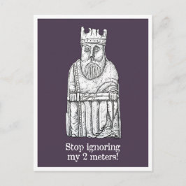 Postal Ánimo de bloqueo - Lewis chessman King