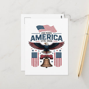 Postal aniversario 250 de américa
