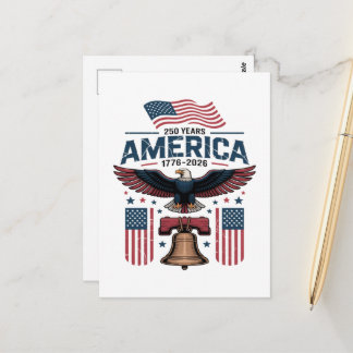 Postal aniversario 250 de américa