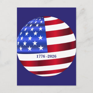 Postal Aniversario 250 de América 1776-2026