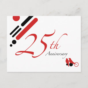 Postal Aniversario 25 (aves mod)