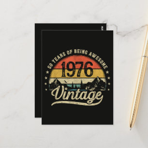 Postal Aniversario 50 años Vintage 1976