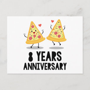 Postal aniversario de 8 años