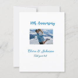 Postal Aniversario de boda añadir nombre año imagen texto