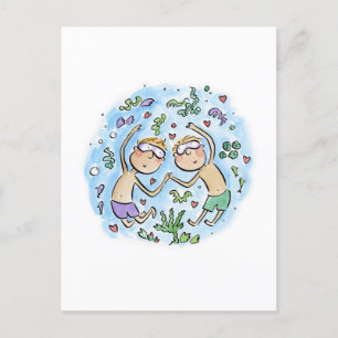 Postal Aniversario de Coral