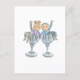 Postal Aniversario de Cristal