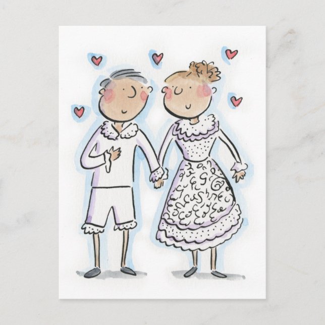 Postal Aniversario de encaje (Anverso)