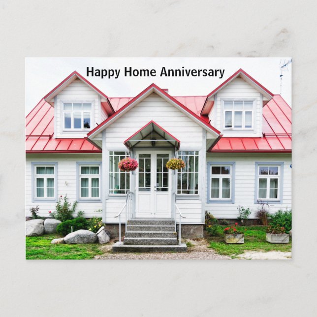 Postal Aniversario de Hogar Feliz Inmobiliaria (Anverso)