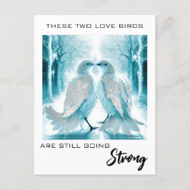 Postal *~* Aniversario de la FOTO Resumen de Aves de Amor