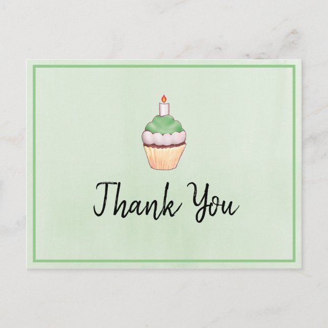 Postal Aniversario de la Torta Verde Gracias (Anverso)