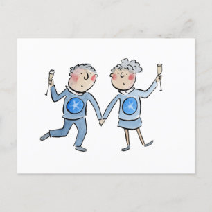 Postal Aniversario de Star Sapphire