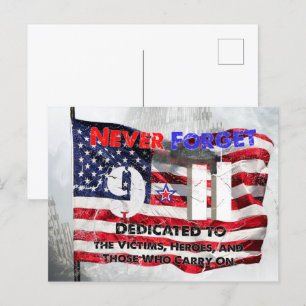 Postal Aniversario del 11 de septiembre