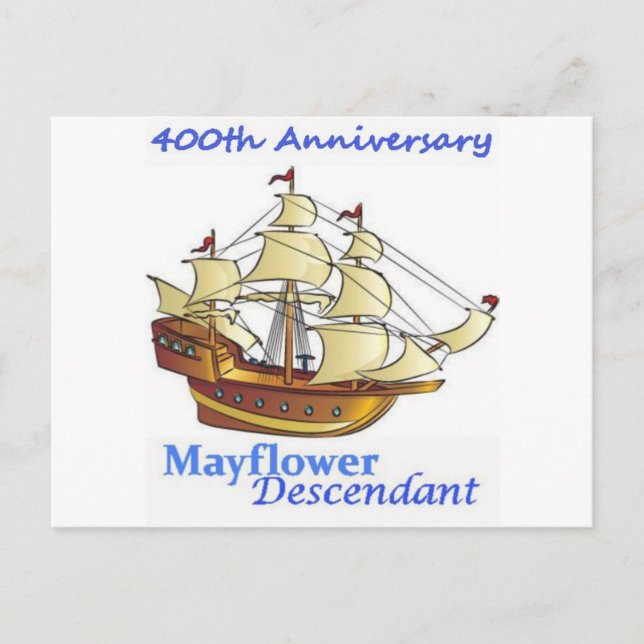 Postal Aniversario del Barco de Navegación Descendente de (Anverso)