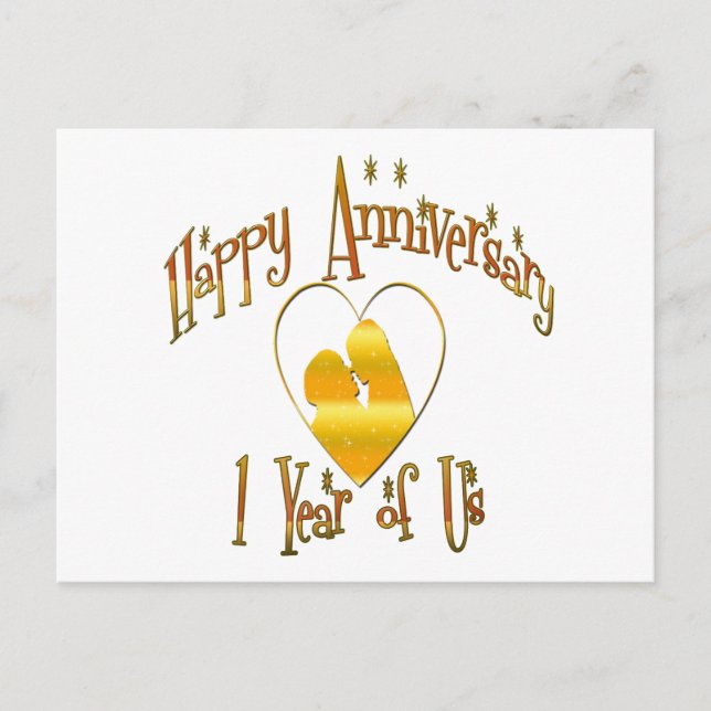 Postal Aniversario feliz (Anverso)