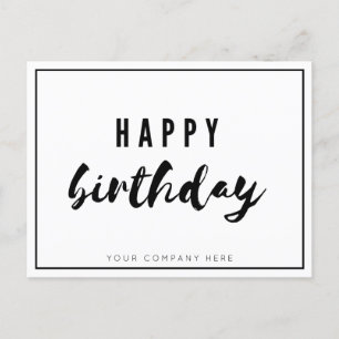 Postal Aniversario feliz de empleado profesional