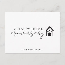 Postal Aniversario Feliz Hogar Inmobiliario Profesional  