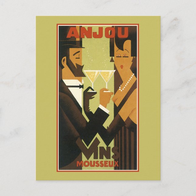 Postal Anjou (Anverso)