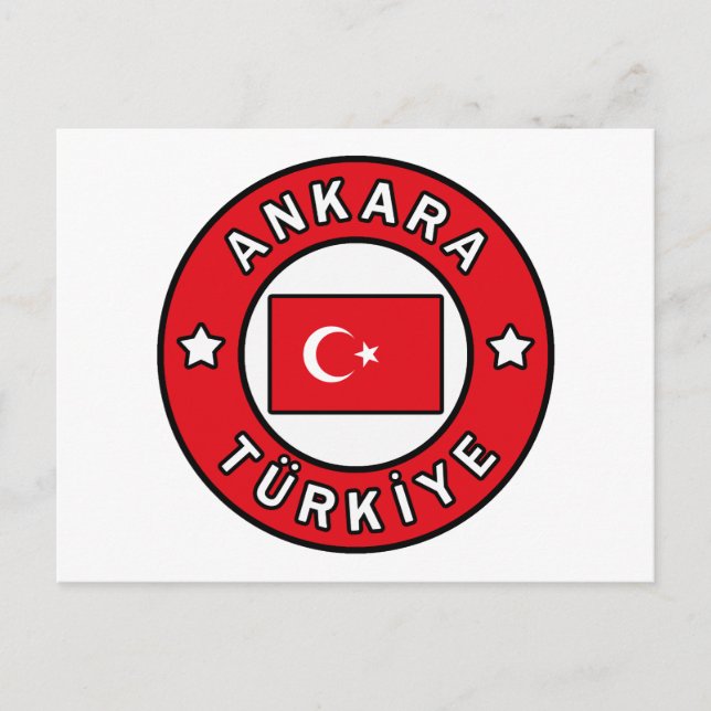 Postal Ankara Türkiye (Anverso)