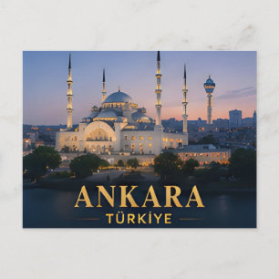 Postal ✈️ Ankara Turquía Regalo de viaje 🕌