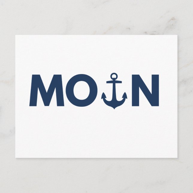 Postal Anker Moin Norte Alemania (Anverso)