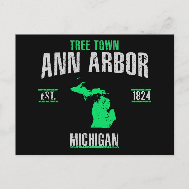 Postal Ann Arbor (Anverso)