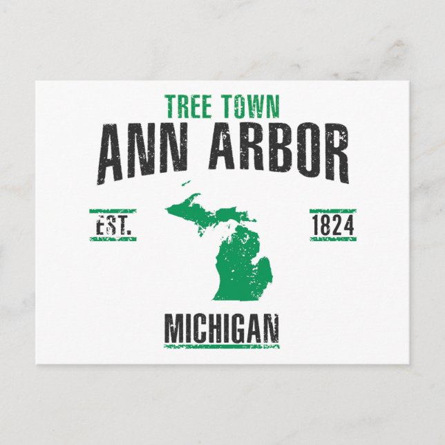 Postal Ann Arbor (Anverso)