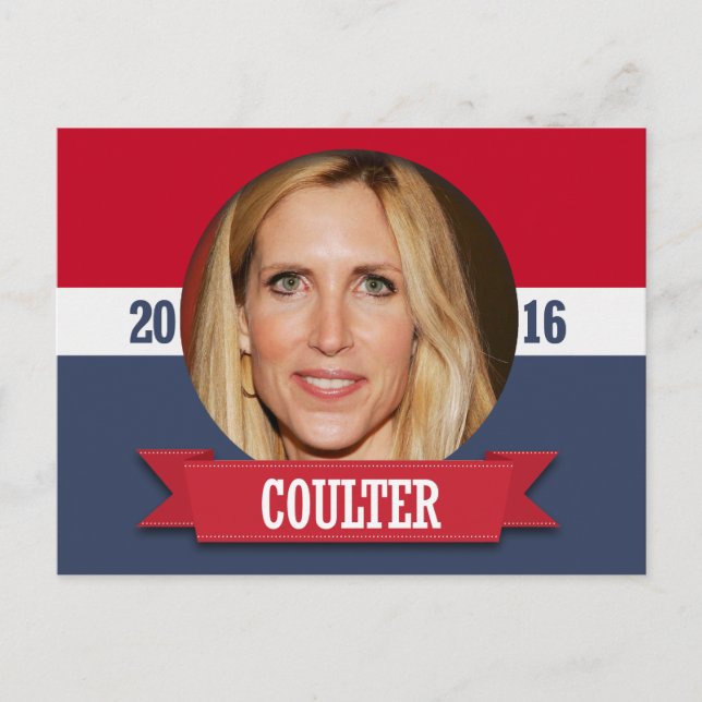 POSTAL ANN COULTER 2016 (Anverso)