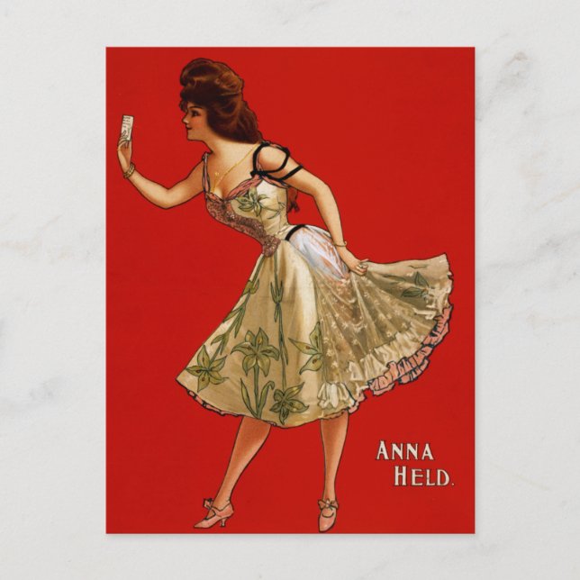 Postal Anna Held (Anverso)