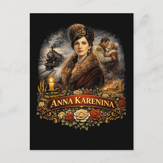 Postal Anna Karenina (Anverso)