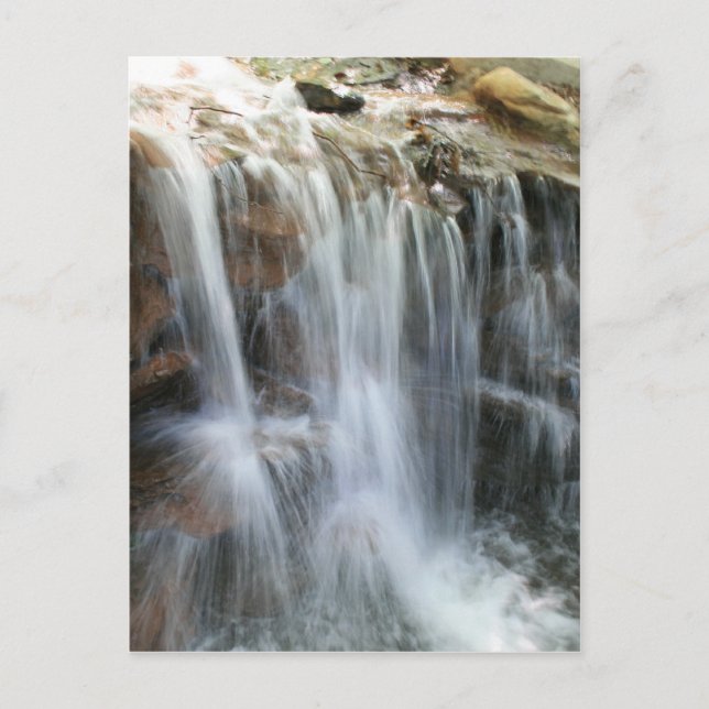 Postal Anna Ruby cae en la cascada Helen Georgia (Anverso)