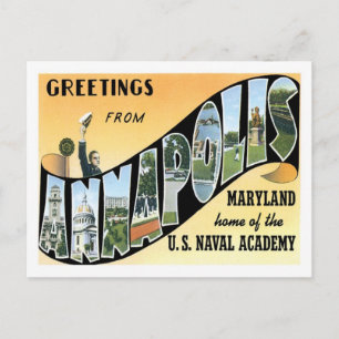 Postal Annapolis Maryland Viajes Estados Unidos
