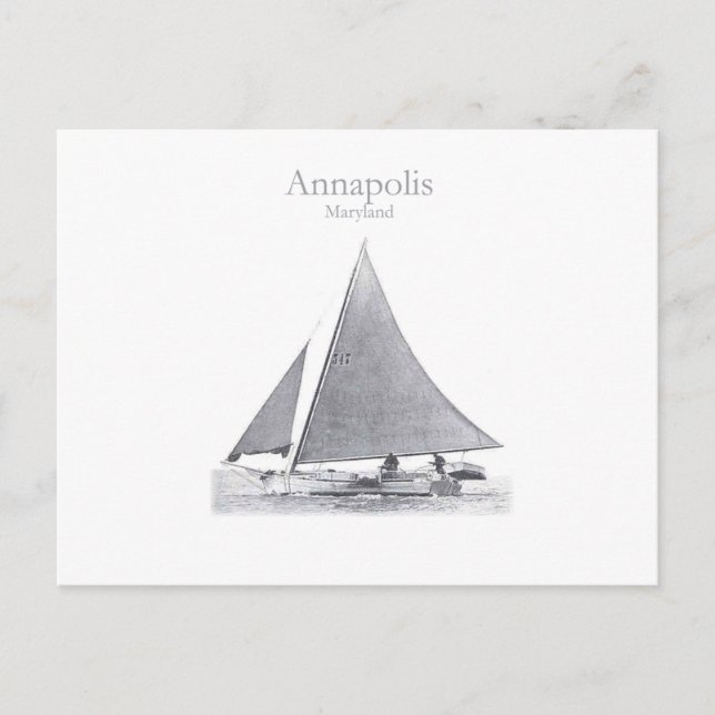 Postal Annapolis Skipjack (Anverso)