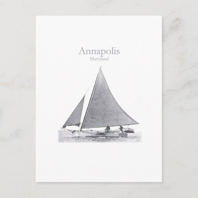 Postal Annapolis Skipjack (Anverso)