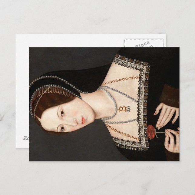Postal Anne Boleyn Tudor Queen Hever Castle   (Anverso / Reverso)