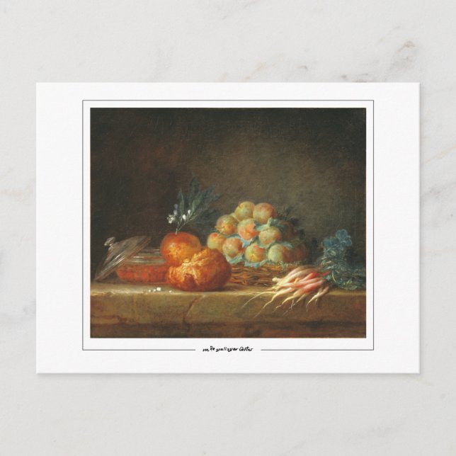 Postal Anne Vallayer-Coster #1 - Postcard Bella Artes (Anverso)