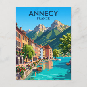 Postal Annecy Francia