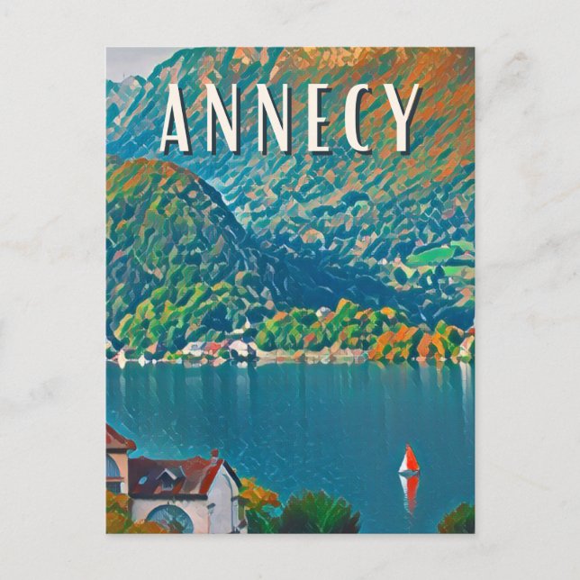 Postal Annecy Photo Vintage  (Anverso)
