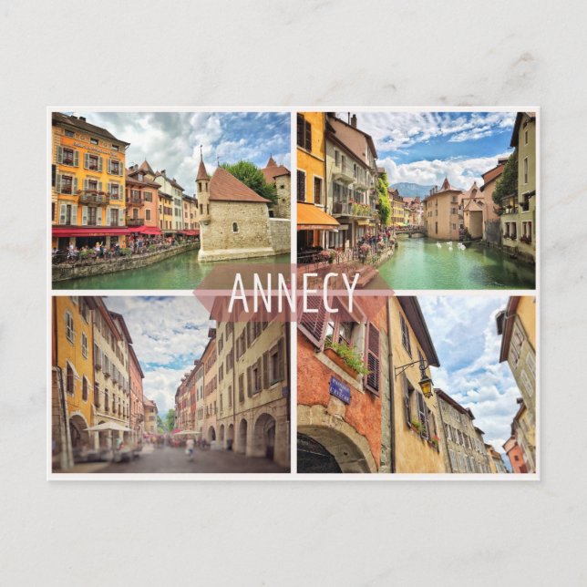Postal Annecy Postcard (Anverso)
