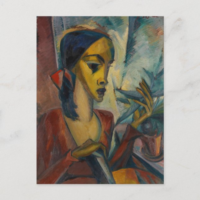 Postal Annemarie I (soy Fenster) de Maetzel-Johannsen (Anverso)