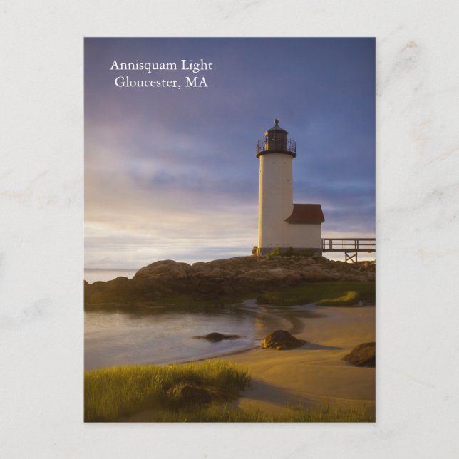 Postal Annisquam Gloucester ligera, MAMÁES (Anverso)