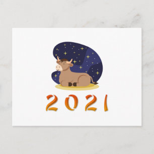 Postal Año Chino del Occidente 2021