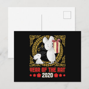 Postal Año Chino del Raton 2020