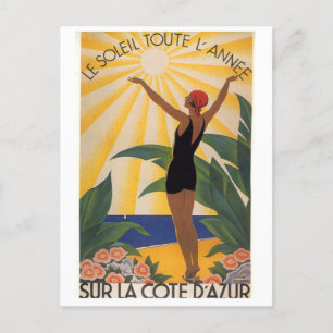 Postal Año Cote D'Azur Ronda Sunshine