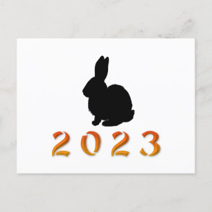 Postal Año de Conejo Chino 2023