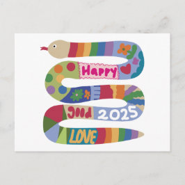 Postal Año De La Serpiente 2025