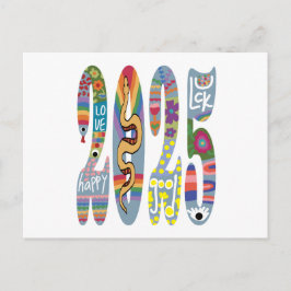 Postal Año De La Serpiente 2025