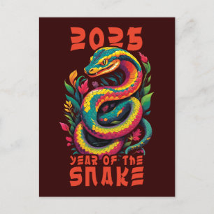 Postal Año De La Serpiente 2025