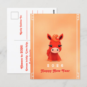 Postal Año del caballo 2026